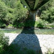 Indian Creek at Doolittle Creek bridge