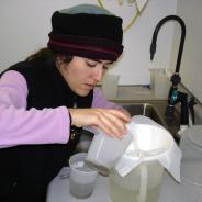 Water filtration to detect M. cerebralis triactinomyxon spores.