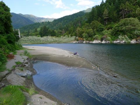 Klamath River in Orleans, CA.