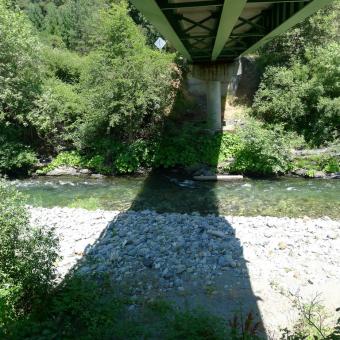 Indian Creek at Doolittle Creek bridge